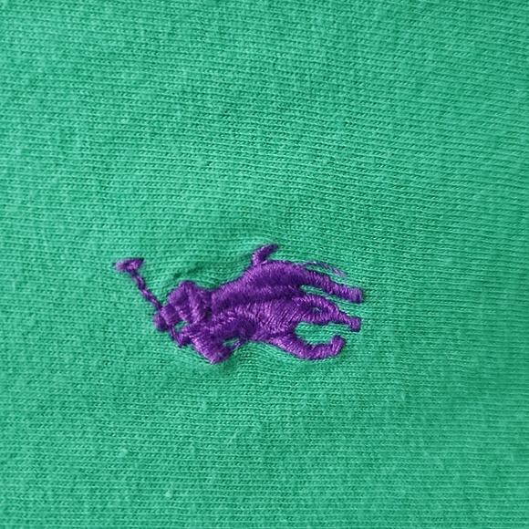 Polo by Ralph Lauren Men’s Green Crewneck T-Shirt Size Large - Picture 3 of 7